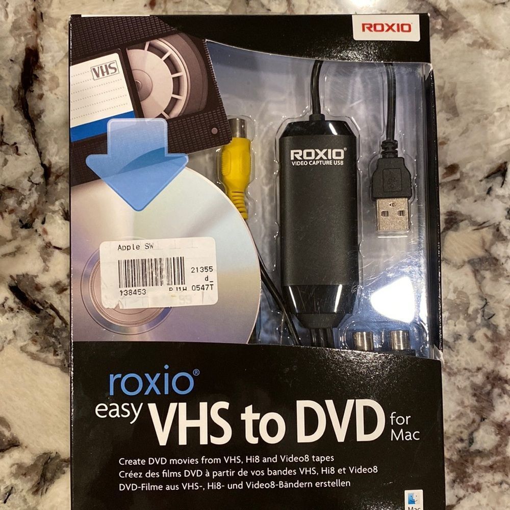 Roxio VHS to DVD conversion cables​